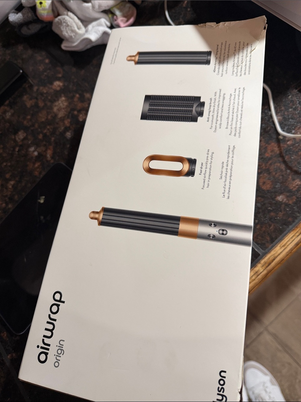 Dyson Airwrap Origin Multi-Styler in Silver & Gold Accents
